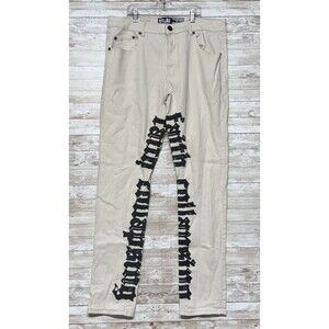 Spark Premium Studio Collection Jeans Slim Fit Mens 36x32 Faith Collapsing Y2K